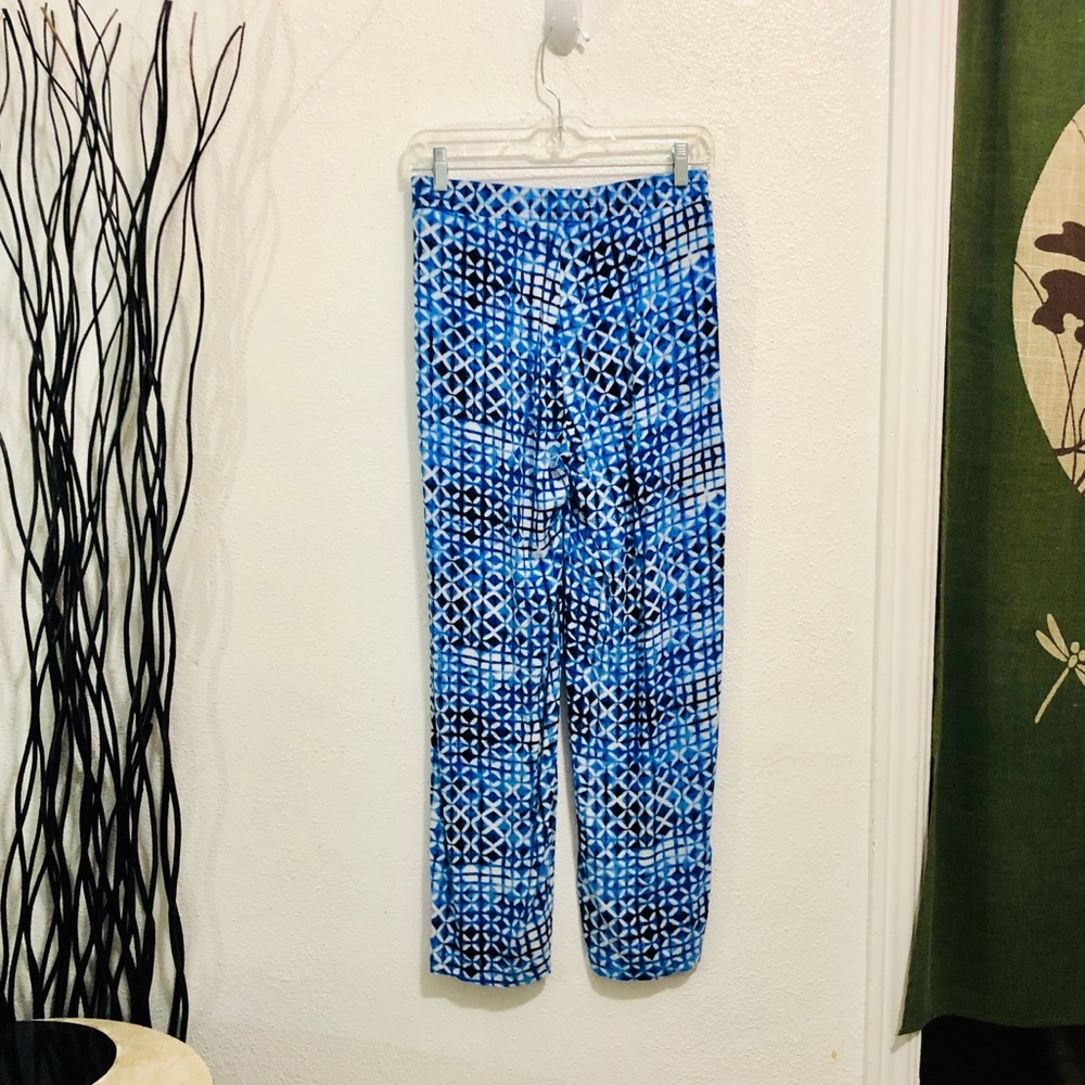 JM Collection Shibori Design Pants Petite Small
